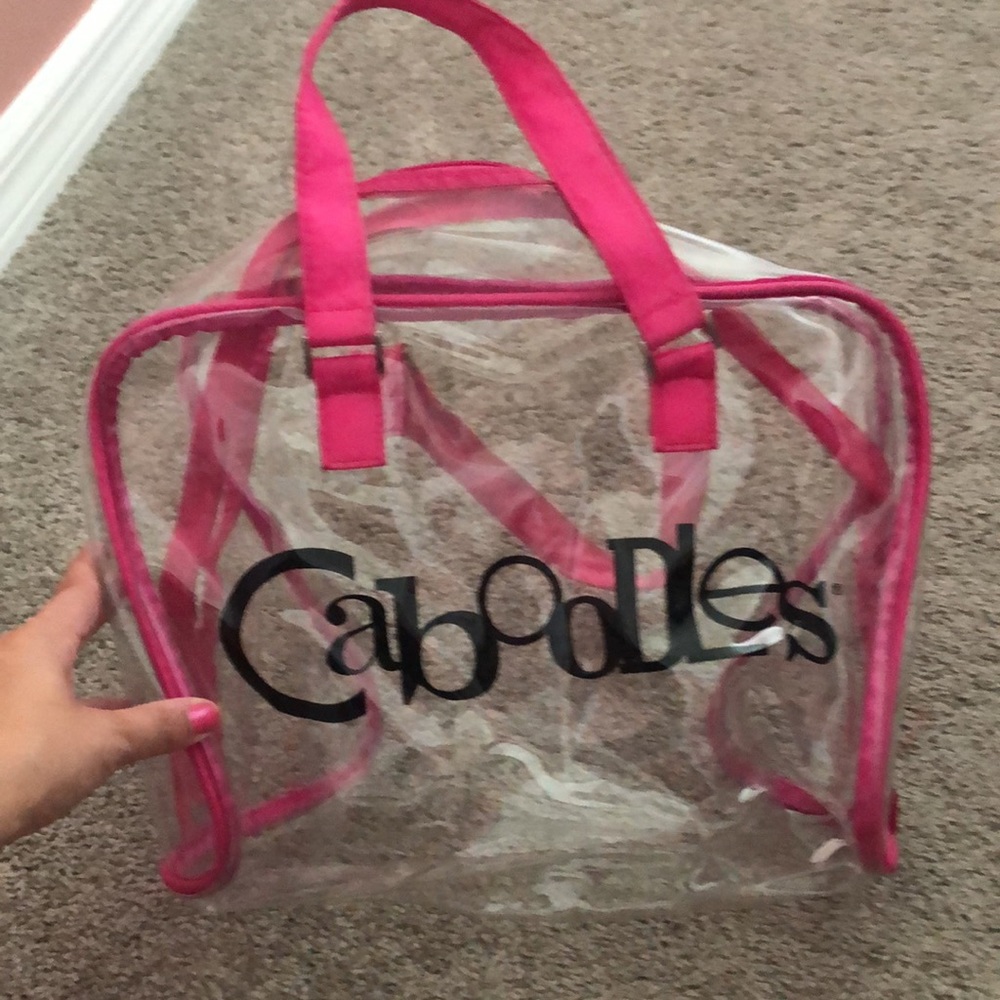 Caboodles Clear Transparent Duffle Travel Bag